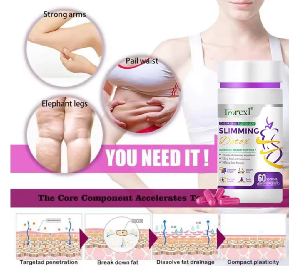 Trorexl Slimming Detox, 60 Capsules