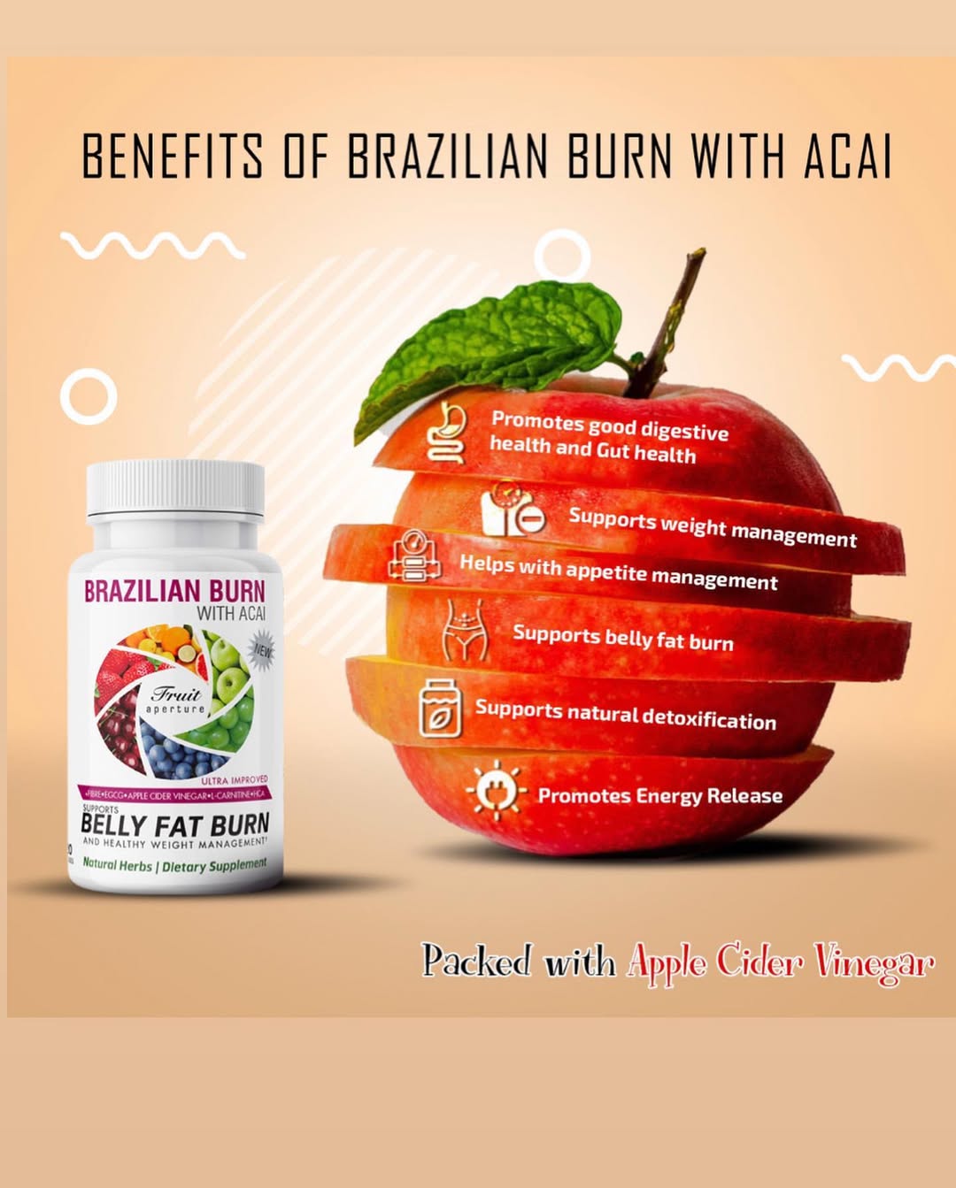 Fruit Aperture Brazilian Burn with Acai, 120 Capsules