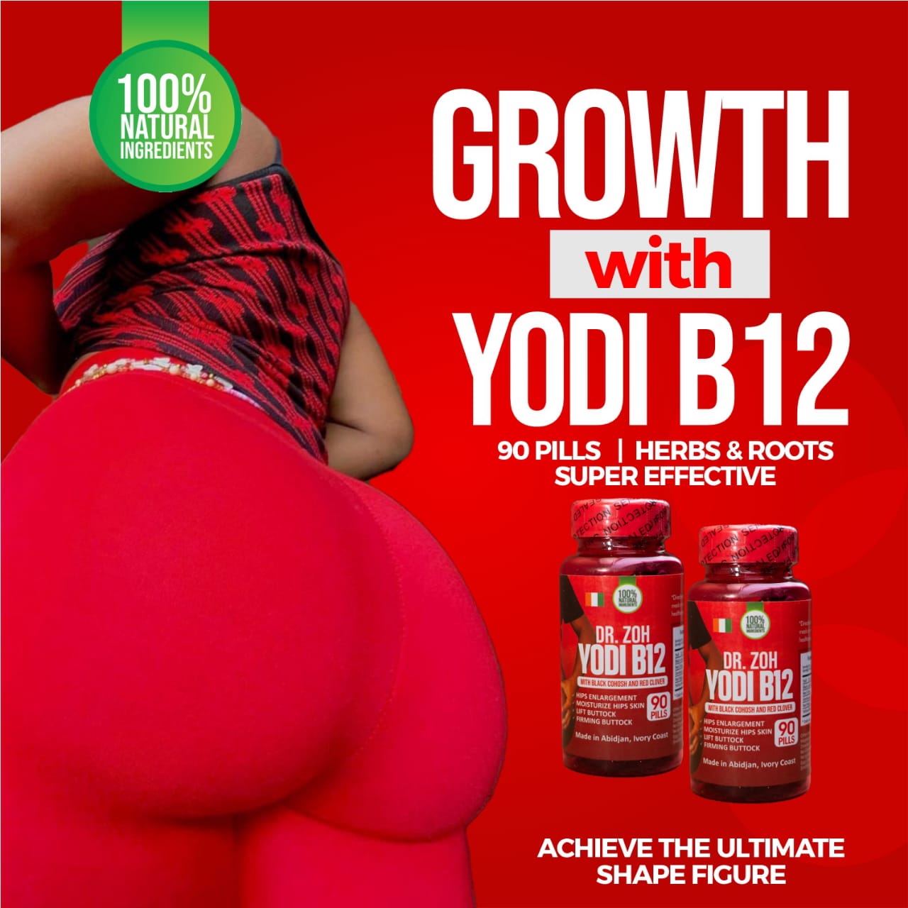 Dr. Zoh Yodi B12 with Black Cohosh & Red Clover, 90 Caps