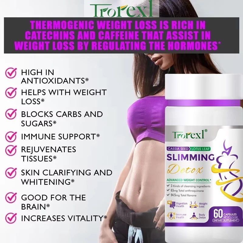 Trorexl Slimming Detox, 60 Capsules