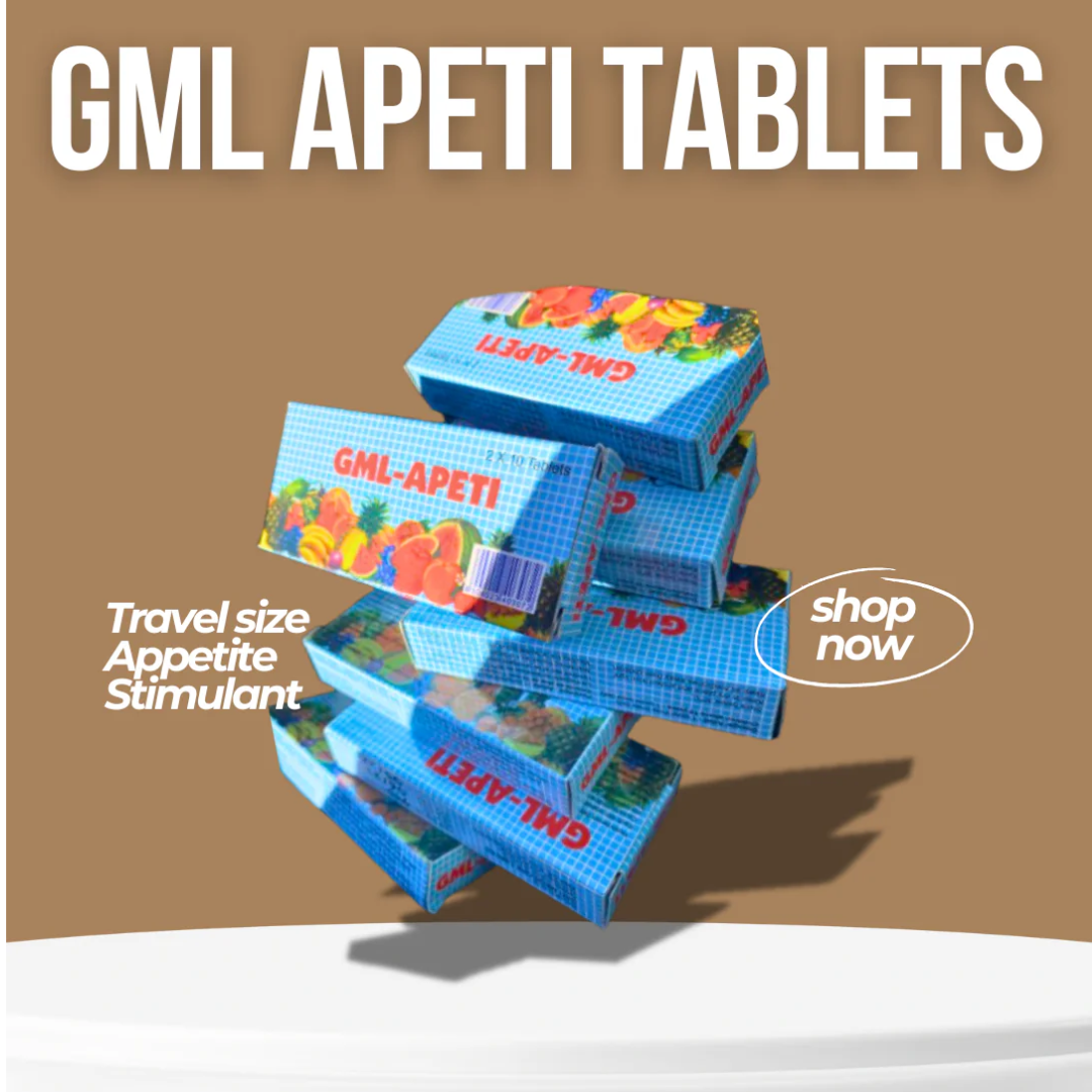 GML Apeti Pills - Weight Gain and Appetite Stimulant (20Tabs/Pack)