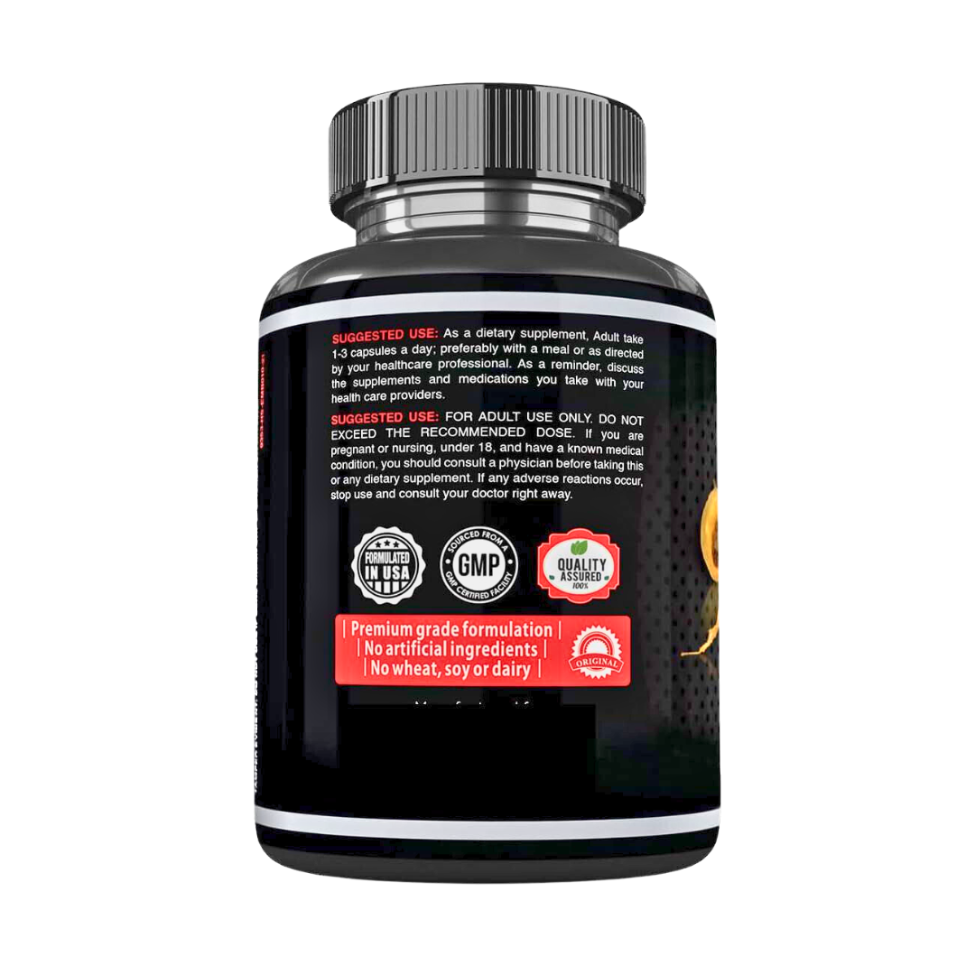 Supreme Maca Capsules 9000 mg - Extremely Potent, 120 Capsules