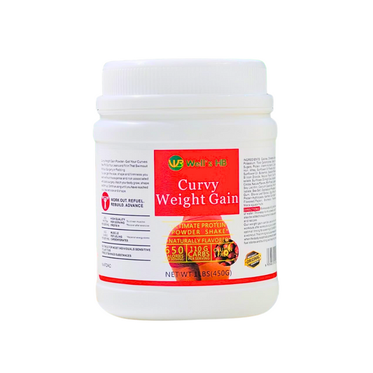 Well's HB Curvy Gain Weight Powder Shake, 450g
